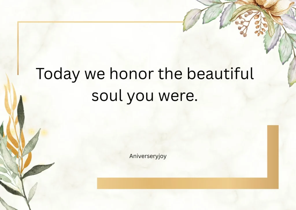 Honoring His Memory