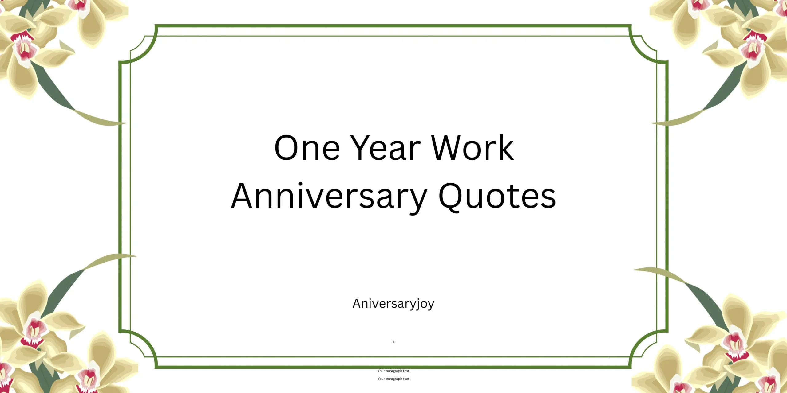 One Year Work Anniversary Quotes