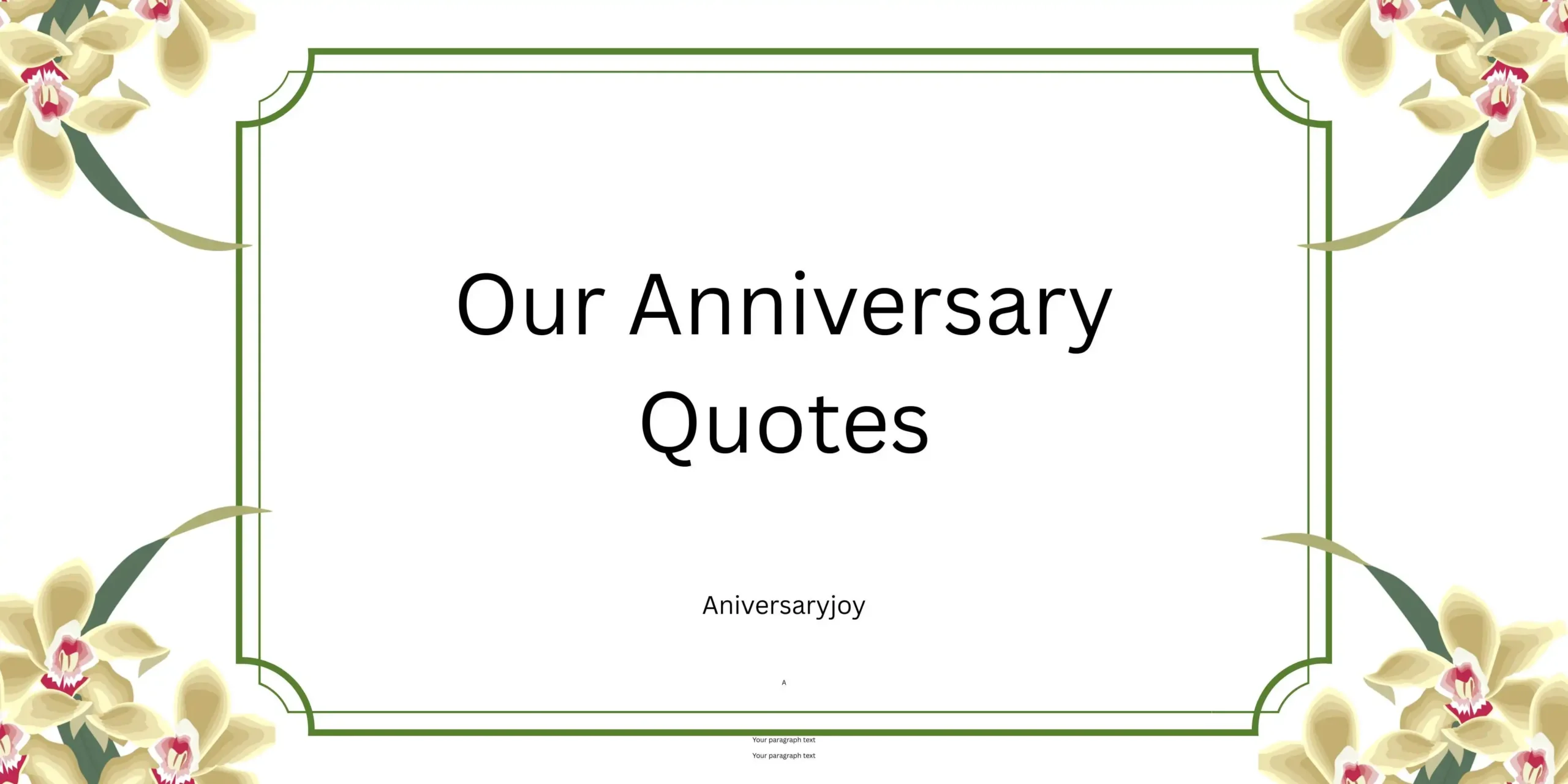 Our Anniversary Quotes