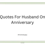Quotes For Husband On Anniversary
