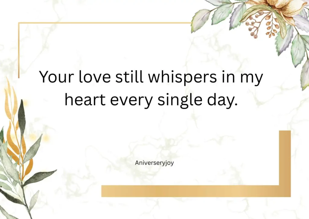 Remembering Love That Lives in Heaven