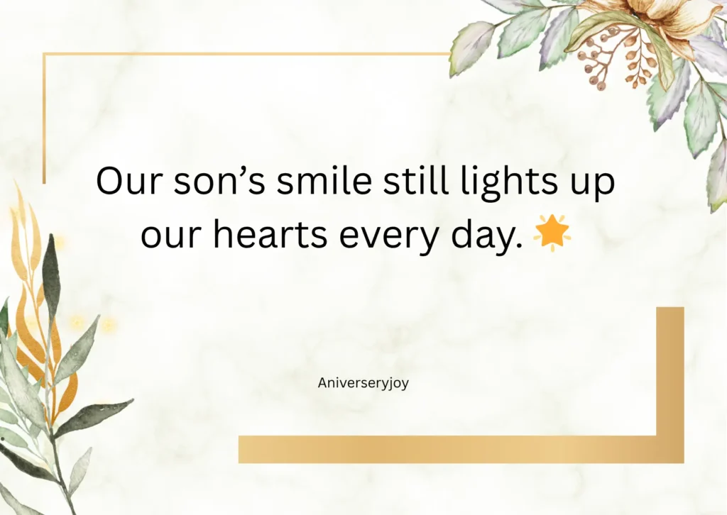 Remembering Our Son