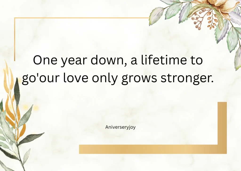  Romantic First Anniversary Quotes 💘
